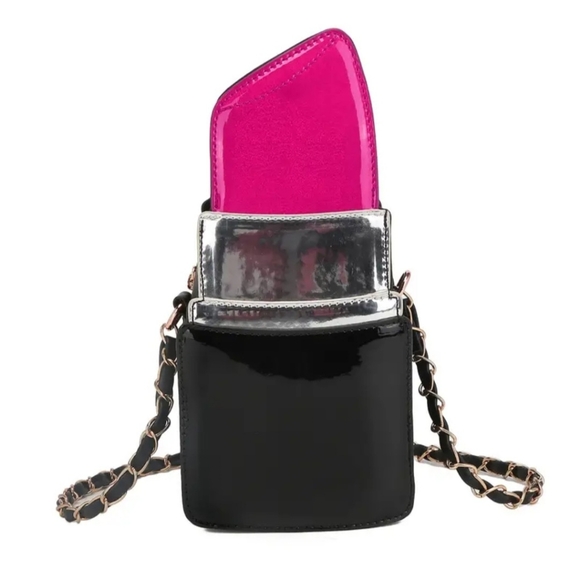 Lipstick Shape Crossbody Bag - Picture 4 of 6